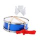 thumbnail image 3 of Batería con guantes y correa, instrumento de percusión profesional de 13" con Azul, 3 of 8