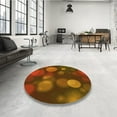 thumbnail image 4 of Ahgly Company Tapis d'Intérieur Lavables en Machine, Rectangle de Transition Tomate Rouge, 7' x 10', 4 of 7