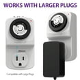 Fosmon 24 Hour Timer Outlet, Timer for Electrical Outlets, Indoor Plug
