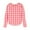 Red a1, variant on UQJfacai Girls Long Sleeve Shirts Kids Plaid Graphic Crewneck Tops Fall Curve Hem Side Slit Casual Cute Blouses Tee 3-12 Years