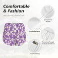 thumbnail image 4 of Rocae Daisies Flowers for Women's Athletic Shorts Quick Dry Workout Hiking Shorts With Pockets for Running, Yoga, Gym, Sports Large, 4 of 9