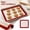 Red, variant on Silicone Baking Mat, Non Stick Red Rim Baking Sheet Liner for Cookie Sheet Oven Baking, Grade Heat Resistant Pastry Mat for Home Bakers