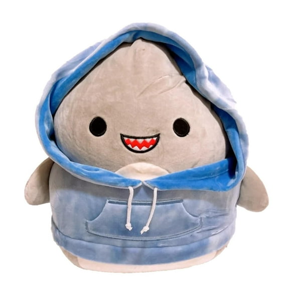 Squishmallows Official Kellytoy Plush (12 Inch, Gordon the Shark Hoodie Squad)