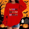 thumbnail image 2 of Taqqpue Kids Hoodies Halloween Graphic Print Long Sleeve Crew Neck Pullover Fleece Sweatshirt Fall Winter Cozy Tops for Boys Girls Size 1-12, 2 of 6