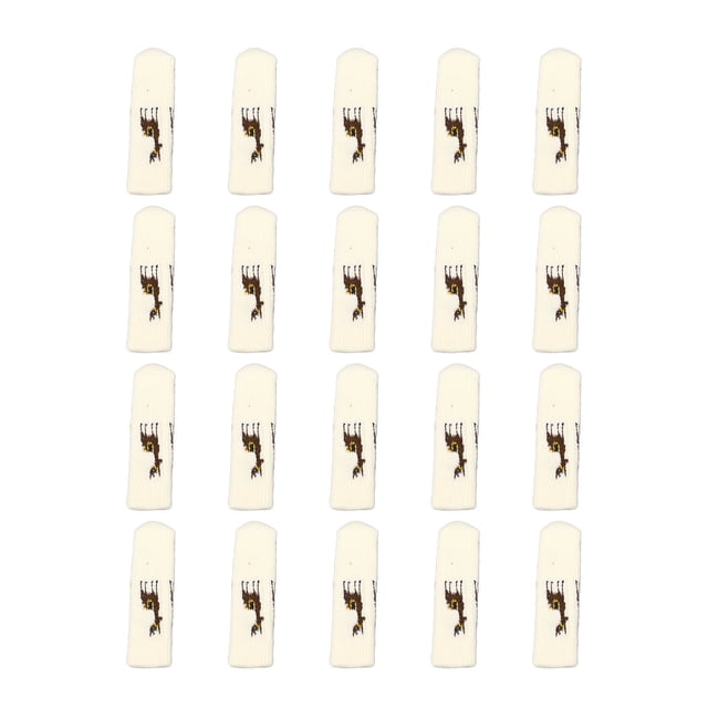 Protectores de suelo para patas de silla, calcetines para muebles, tejido de engrosamiento doble, protectores elásticos para patas de silla, se adapta a todas las formas de piernas, 20 piezas