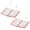 Red, variant on 7829 Foldable Crabs Trap Crabbing Net Square Castable Crabs Trap Fish Net Enduring