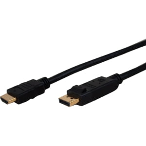 6FT DISPLAYPORT TO HDMI CABLE STANDARD SERIES LIFETIME