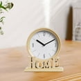 thumbnail image 4 of Vintage Style Desk Clock Fireplace Mantel Non Ticking Silent Easy to Read Table B-Beige, 4 of 8
