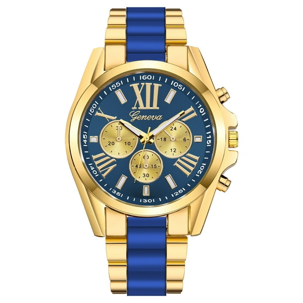 WREESH Man Fashion Watch Clock Stainless Steel Casual Dress Wrist