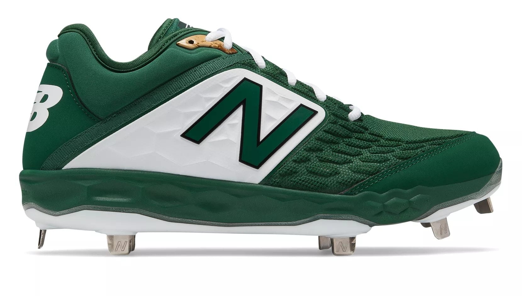 green and white new balance cleats off 