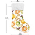 thumbnail image 2 of Coolnut Christmas Stocking Personalized Thanksgiving Large Candy Stocking Hanging Gift Xmas Stockings Decoration 1 PC for Family Holiday Party Ornaments Decor Fireplace, 2 of 7