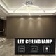 thumbnail image 2 of Modernas lámparas de techo LED en forma de trigémino Iluminación para el hogar de la lámpara de la sala de estar JShteea El nuevo, 2 of 9