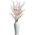 thumbnail image 5 of 4 PCS Artificial Plum Blossom Party Decorations Fake Cherry Flowers Faux Long Stems Wintersweets Silk Flowers Arrangement for Wedding Home Office Bedroom Decor(White), 5 of 5