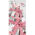 thumbnail image 2 of Hawee Girls Floral Summer Dress Bokwnot Waist Short Sleeves Sizes 4-10, 2 of 3