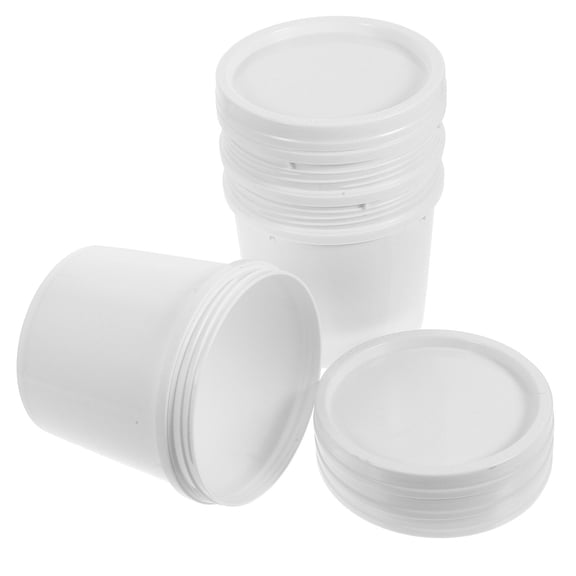 GETAJGHSD 4-Pack Plastic Buckets with Handles and Airtight Seal Lids, Multipurpose Storage Containers