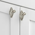 thumbnail image 3 of GlideRite 2 in. Classic Oval Birdcage Cabinet Knobs, Satin Nickel, Pack of 25, 3 of 3