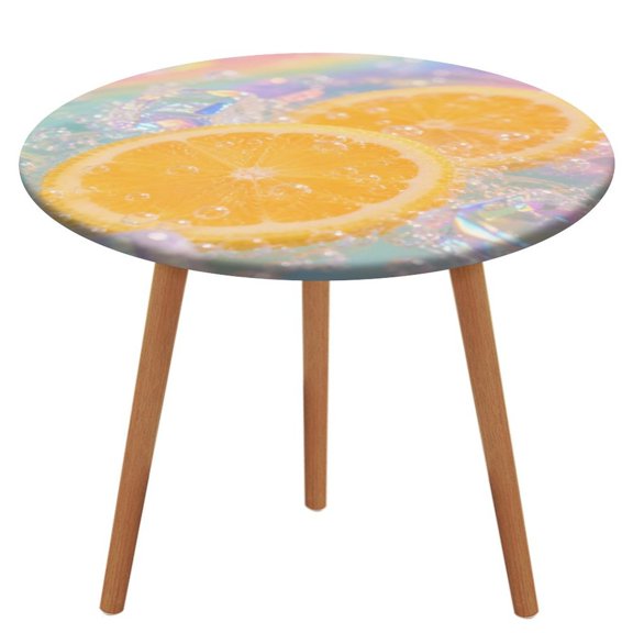 BCIIG Orange Slice Bubble Gradient Pattern Table Cloth, Waterproof Oil-Proof, Wipeable Spill-Proof Table Cover for Dining Table, Heavy Duty Durable Tablecloth for Kitchen, Party, Picnic, Home Decor,