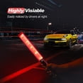 thumbnail image 3 of 16in Traffic LED Light, High Visibility Portable Traffic Control Wand for Parking Car Directing Red, Traffic Wand,Traffic Light, 3 of 7