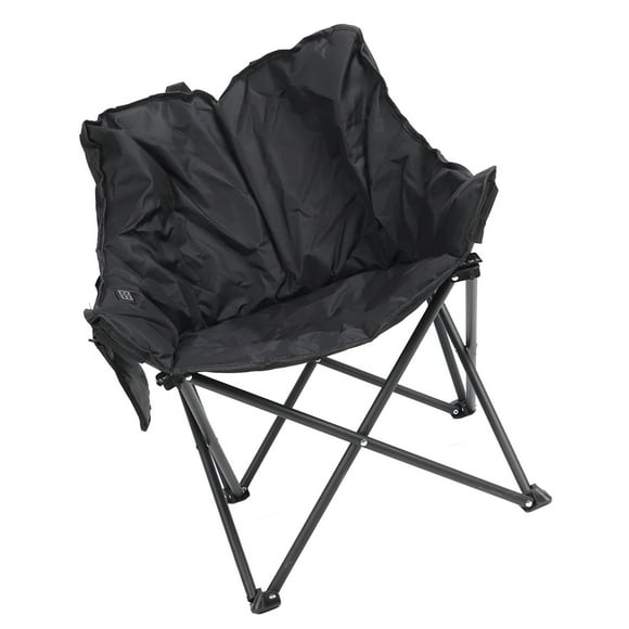 Heated Camping Chair, Foldable and Portable, Three Levels Temperature Control, Warmth and Comfort, Stainless Steel Frame, Oxford Fabric Cushion, for Camping, Fishing, Beach Trips