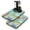 White-526, variant on Counter Mat with Retro Design - Vintage Style Dish Drying Mat for Kitchen Coffee Bar, Heat-Resistant and Leak-Proof, Aesthetic Tribal Vibe