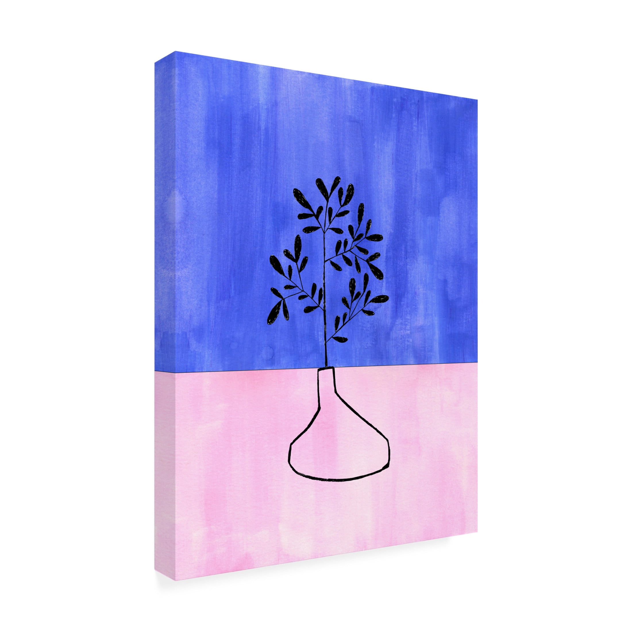 Trademark Fine Art Ejaaz Haniff Periwinkle Vase Canvas Wall Art