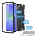 thumbnail image 4 of Ebizware Samsung Galaxy A36 5G Case with [Built-in Screen Protector] and Swivel Holster Belt Clip, Military Grade Heavy Duty Protective Defender Kickstand Phone Case Cover for Galaxy A36 5G - Black, 4 of 10