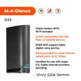 thumbnail image 3 of Arris G34 SURFboard Docsis Módem de 3,1 Gigabits y Enrutador Wi-fi 6, 3 of 5