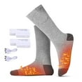 thumbnail image 1 of Yeacher Winter Heating Socks Rechargeable Electric Heated Socks Battery Powered Cold Weather Cotton Socks with 3 Level Temperature Setting for Men Women Outdoor Riding Camping Hiking Fishing Skiing, 1 of 7