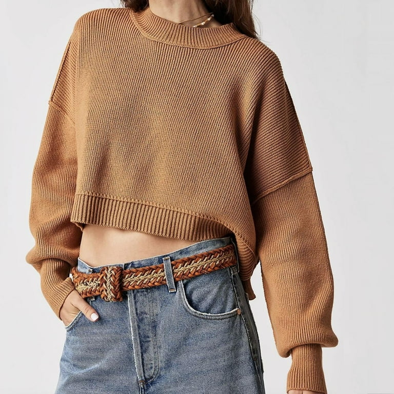 Ribbed V Neck Poly Voly Knit Top in Light Grey Marle Ribbed V Neck Poly Voly Knit Top in Light Grey Marle