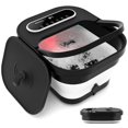 thumbnail image 1 of MaxKare Collapsible Foot Spa Bath Massager with Heat Bubbles Vibration 3 in 1 Function, 6 Massaging Rollers Pedicure for Feet Home Use, Black, 1 of 10