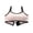 AN14_Pink, variant on Girls Training Bras Ribbed Underwear with Pads and Adjustable Spaghetti Straps Black One Size