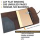 thumbnail image 2 of Diario de cuero recargable CooLeathor Cuaderno de notas lay flat Tamaño grande 6x8, 2 of 3