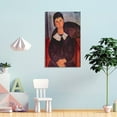 thumbnail image 4 of Amedeo Modigliani Print Painting Elvira with A White Collar Picture Print Canvas Poster Wall Paint Art Posters Decor Modern Home Artworks Gift 12x18inch(30x45cm), 4 of 6