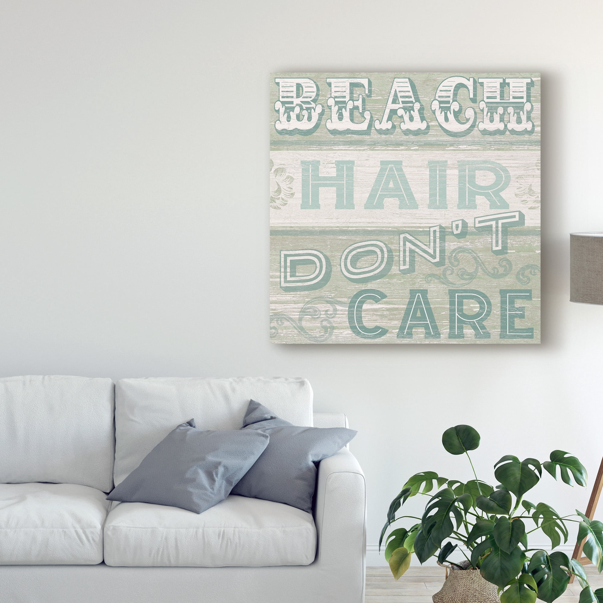 Trademark Fine Art 'A Little Beachy I' Canvas Art by June Erica Vess