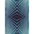 thumbnail image 1 of Ahgly Company Machine Washable Indoor Rectangle Transitional Dark Slate Blue Area Rugs, 5' x 8', 1 of 7