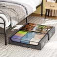 thumbnail image 2 of FDW 53L Under bed Storage with wheels,2 Pack Storage Containers, Under Bed storage(Grey), 2 of 8