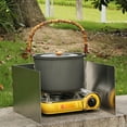thumbnail image 2 of Amdohai Outdoors Stove Windshield Camping Cooking Windscreen Folding Camping Cooker Stove Wind Screen, 2 of 8