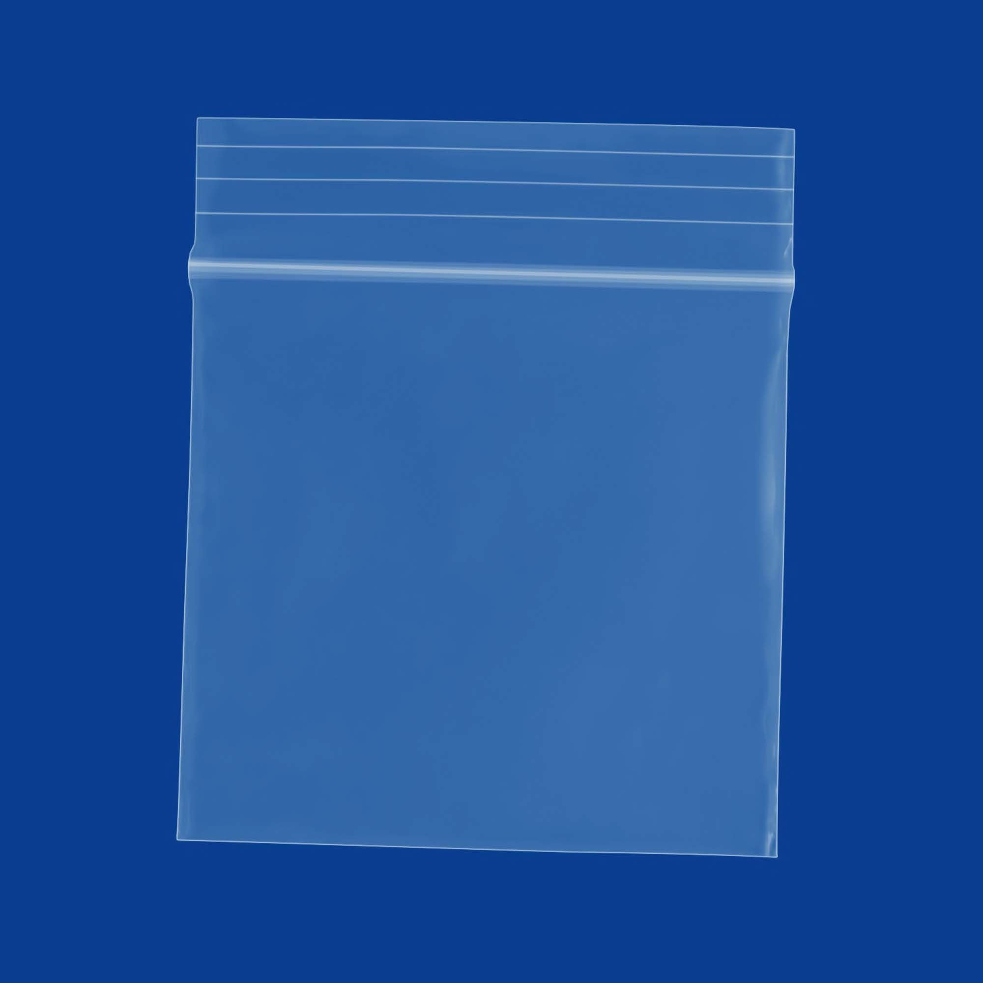 1000 Clear 2Mil Reclosable Plastic Zipper Jewelry Polybags 9" x 12" w/ Hang Hole 