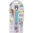 thumbnail image 7 of melii Spork On The go - Travel Utensils for Babies and Toddlers - Detachable Fork and Spoon with carrying case - Blue & Purple, 7 of 7