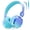 Blue, variant on Owliwise Kids Headphones Wired with Microphone, 85/94dB Volume Limit Headphones for Kids, Stereo Sound Foldable Headset for School/Tablet, Pink