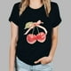 thumbnail image 5 of Blusas de Manga Corta para las Mujeres Divertida Impresión Cuello Redondo Camiseta Vintage, Blusas de Primavera para las Mujeres, 5 of 9