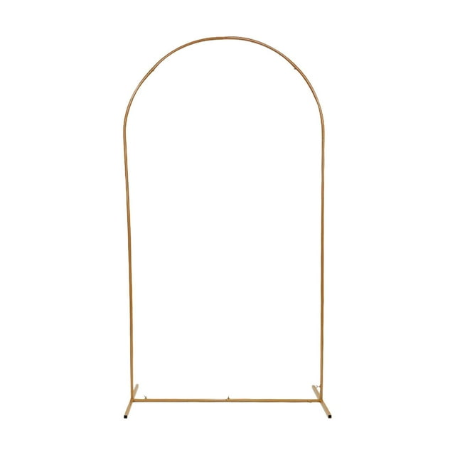 yuksok Metal Arch Backdrop Stand Balloon Arch Stand for Ceremony Home Decor Outdoor M