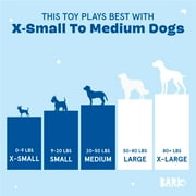 BARK Carl Starfish Plush Dog Toy, Extra Small to Medium