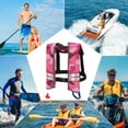 thumbnail image 4 of WARMOUNTS Automatic Inflatable Life Jacket w/ 5 Reflectors & Whistle, Adult PFD Survival Buoyancy Vest for Boating Fishing Sailing Kayaking for Men Women Max Waist Size: 50'', 4 of 8