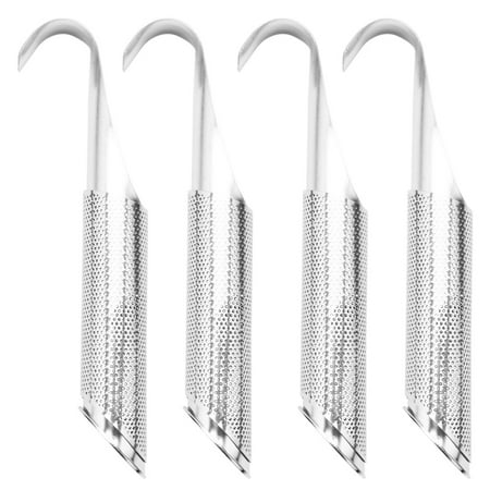 

4 Pack Tea Infuser Stainless Steel Tea Strainer Filter Pipe Stick Steeper With Hook Reusable Premium Fine Mesh For Loose Leaf Herbs Spice