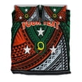 thumbnail image 3 of Custom Personalised Vanuatu Penama Province Tribal Pattern Bedding Set LT12, 3 of 6