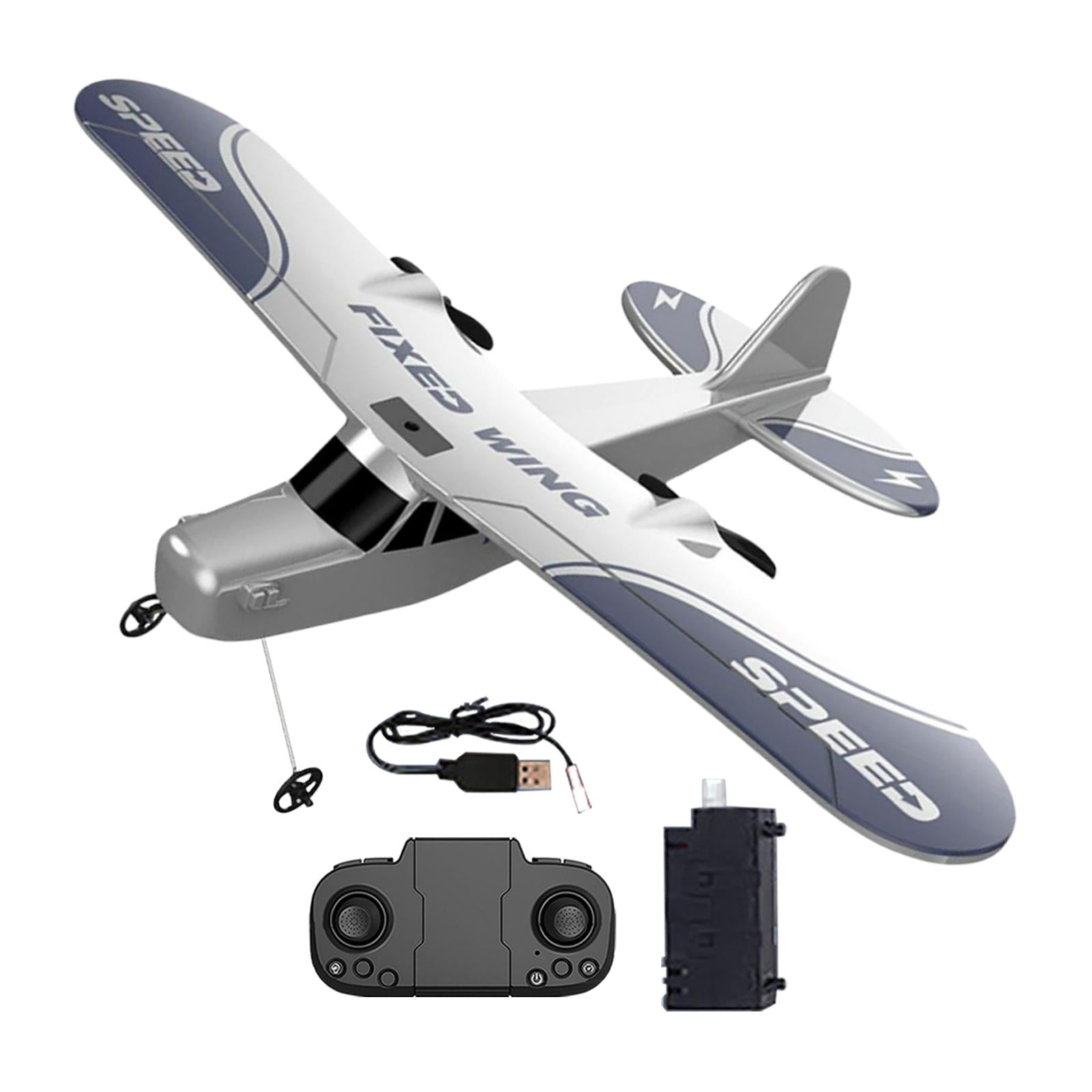 RC Airplane Glider 2.4G 2Channel Remote Control Plane  Lithium  USB Chargeable 