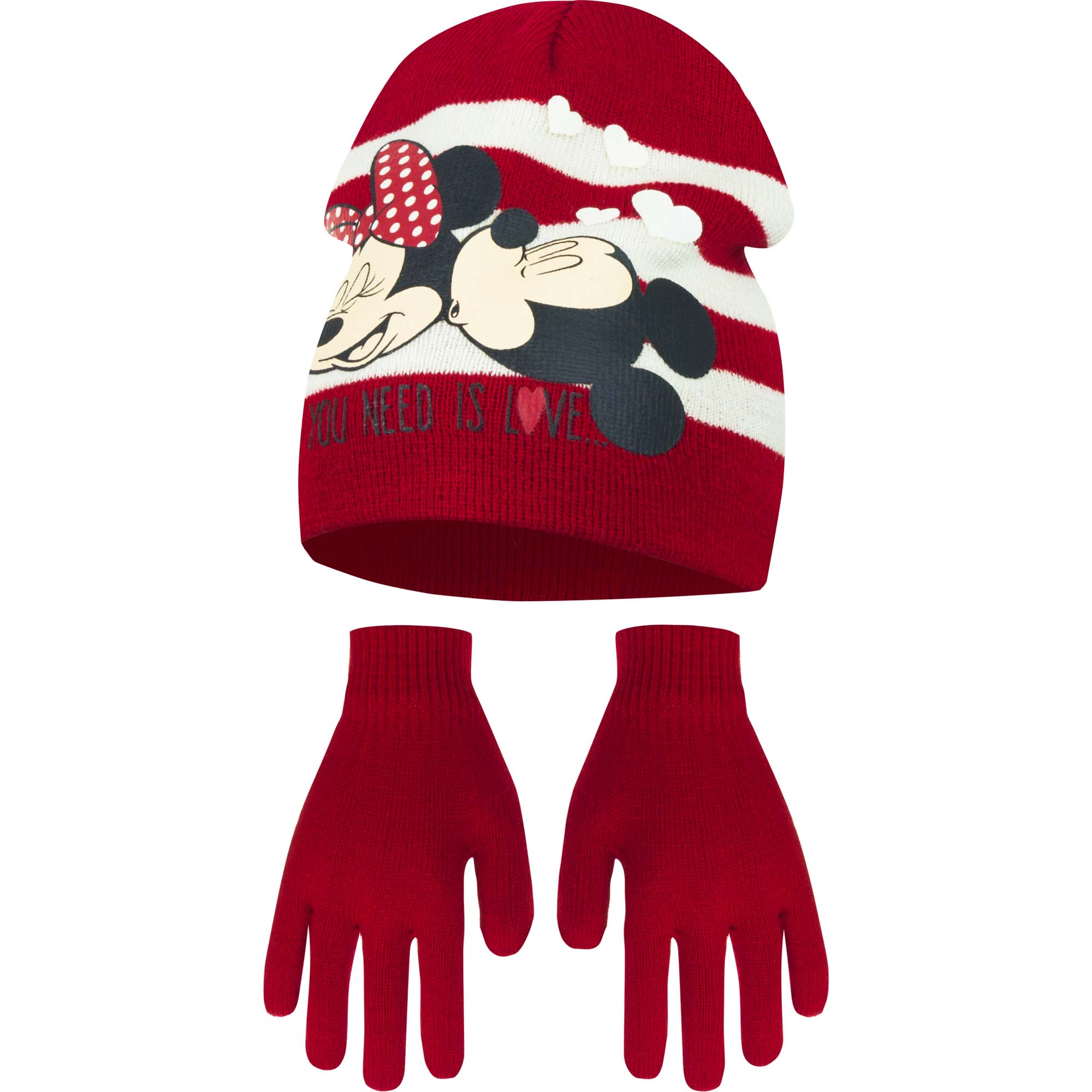girls winter hat and glove set