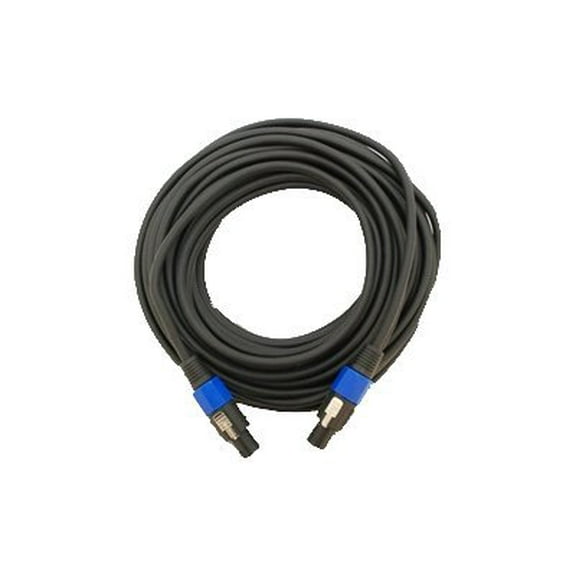 Seismic Audio (2)  75' Foot Speakon PA/DJ SPEAKER CABLE Black - TW12S75Pair