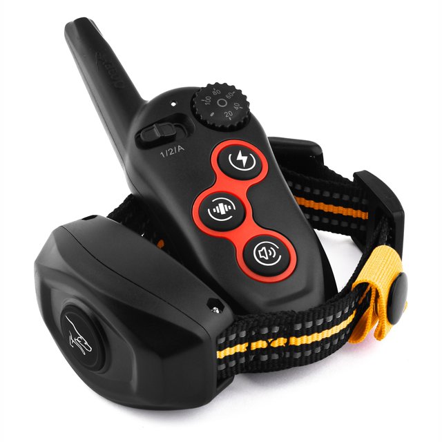 Rechargeable Dog Training Collar with Remote, IPX7 Waterproof Behavior Reinforcement System with 3 Safe Modes (Tone, Vibration, Static), 1300ft Long Range for All Dog Sizes